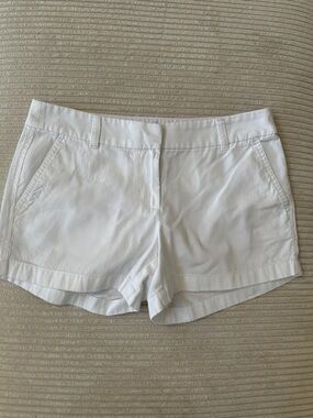 J.Crew Classic White Women's Cotton Shorts in Size 6